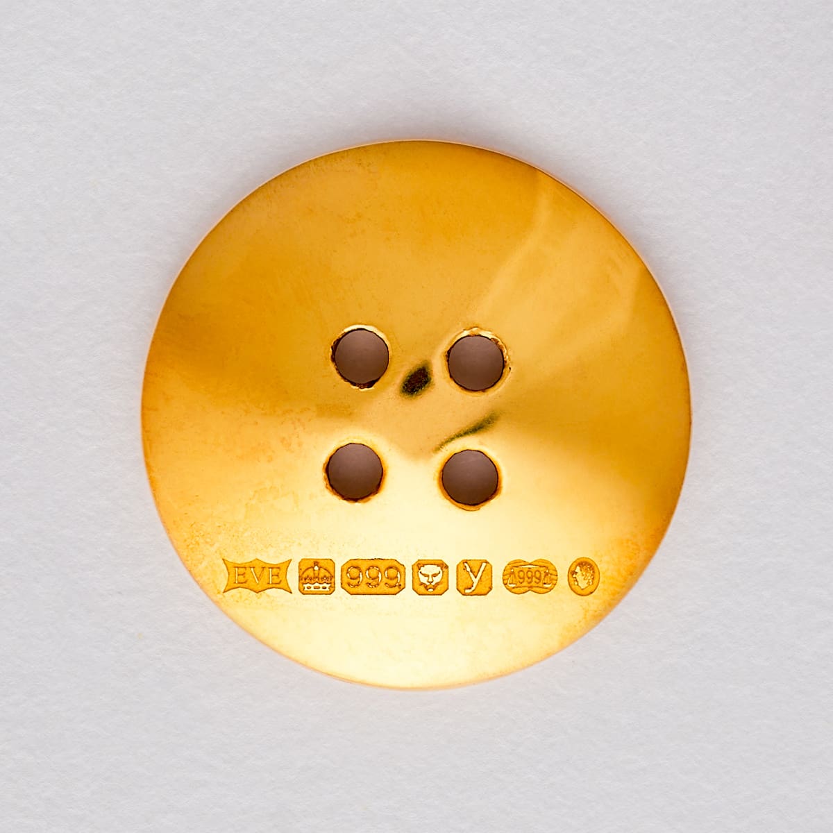 Medium Gold Button _ 4